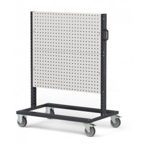 Carrello con 4 pannelli forati, L 1067 mm BINCART1008