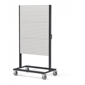 Carrello con 6 pannelli forati, L 1067 mm BINCART1009