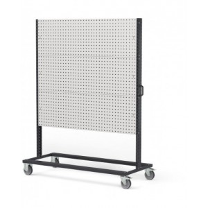 Carrello con 6 pannelli forati, L 1552 mm BINCART1502