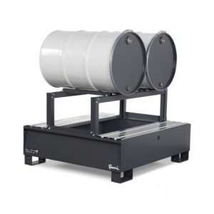 Vasca di raccolta capacità 300 lt. con porta fusti