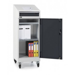 Scrivimpiedi con ruote, L512 x P555 x H1409 mm, PERFOM11017