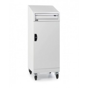 Scrivimpiedi con ruote, L512 x P555 x H1409 mm, PERFOM11018