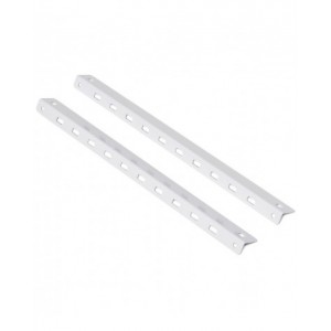 Coppia staffe per il fissaggio del pensile ai montanti biasolati