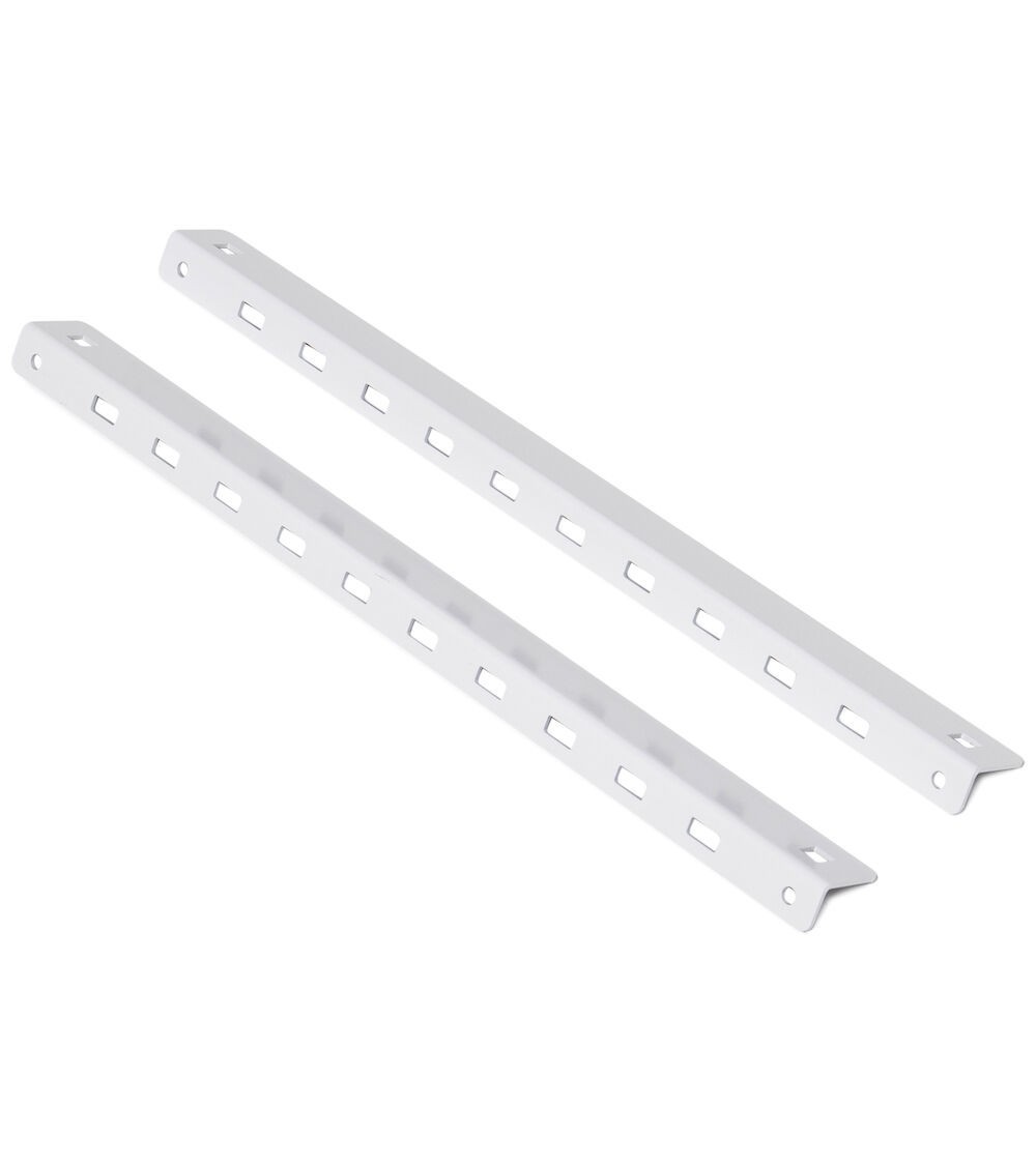 Coppia staffe per il fissaggio del pensile ai montanti biasolati