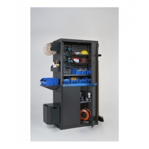 Armadio per officina e industria ad ante a battente, L912 x P496 x H1900 mm