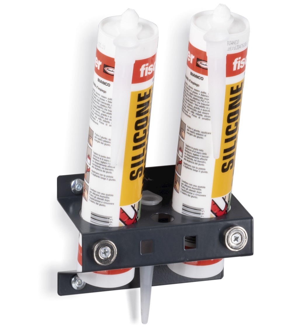 Porta silicone inclinato a 2 posti