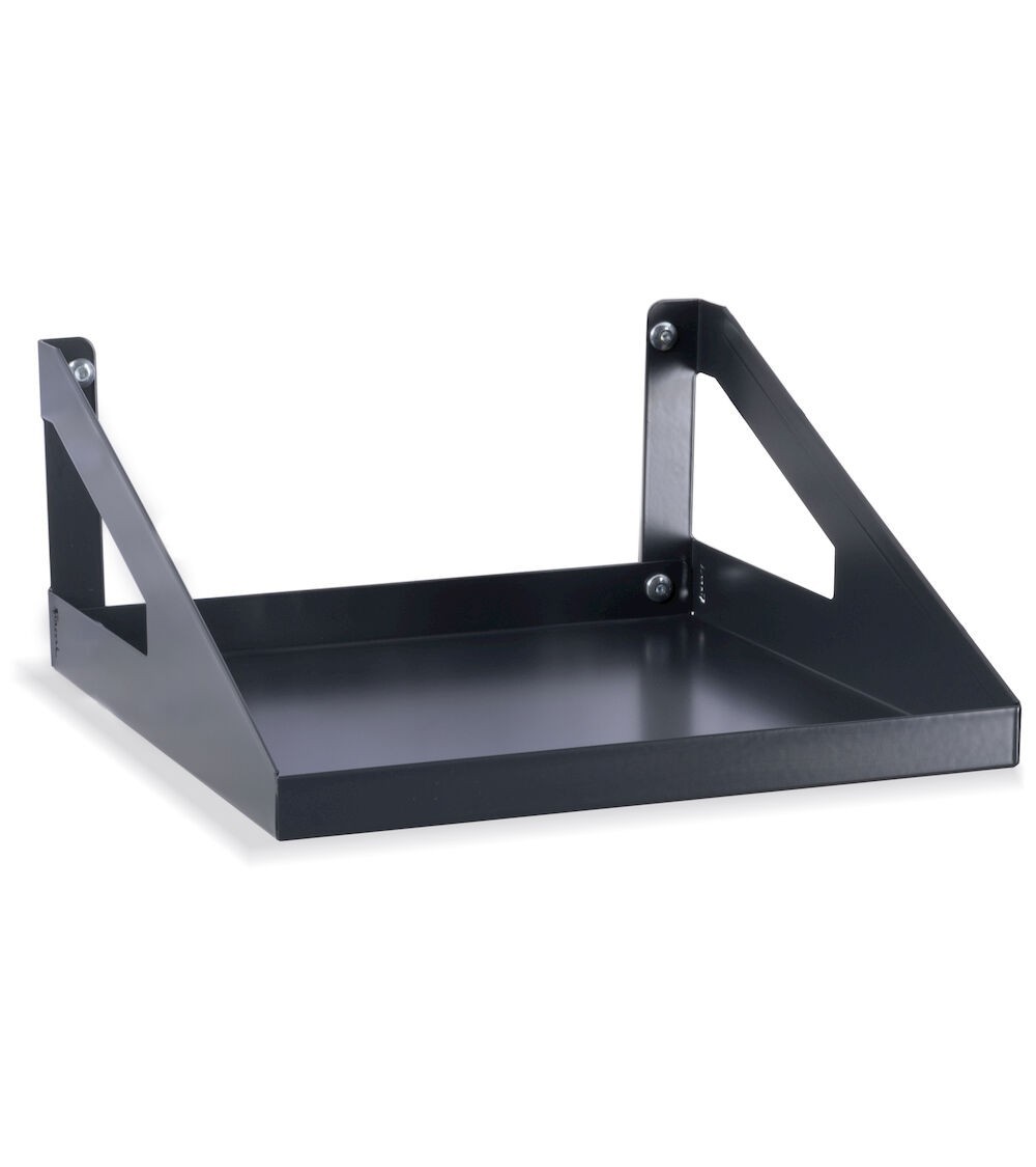 Mensola piccola reversibile in acciaio, 30cm