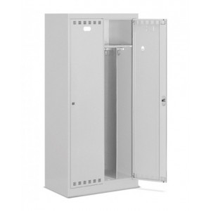 Armadietto spogliatoio con divisorio sporco pulito, 2 scomparti