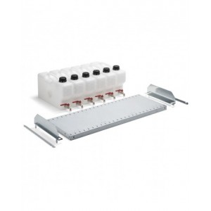 Kit piano fessurato con 2 separatori e 6 taniche, L995 x P495 x H315 mm