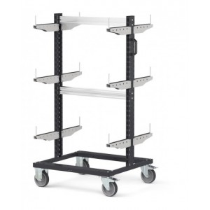 Carrello rastrelliera, L 761 mm BINCART0708