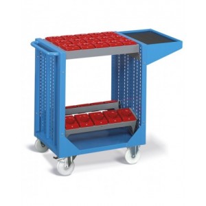 Carrello Combi NC con 25 Boccole ISO 50, Blu