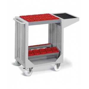 Carrello Combi NC con 25 Boccole HSK A63-B80, Grigio