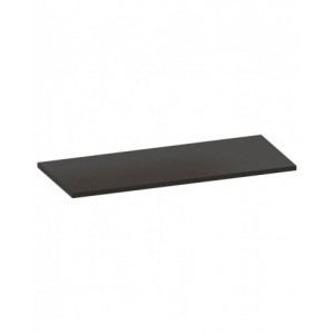 Top in acciaio gommato per armadio da officina, L1428 x P600x H32 mm