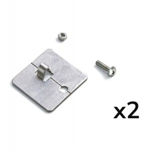 Kit of 2 steel feet for...