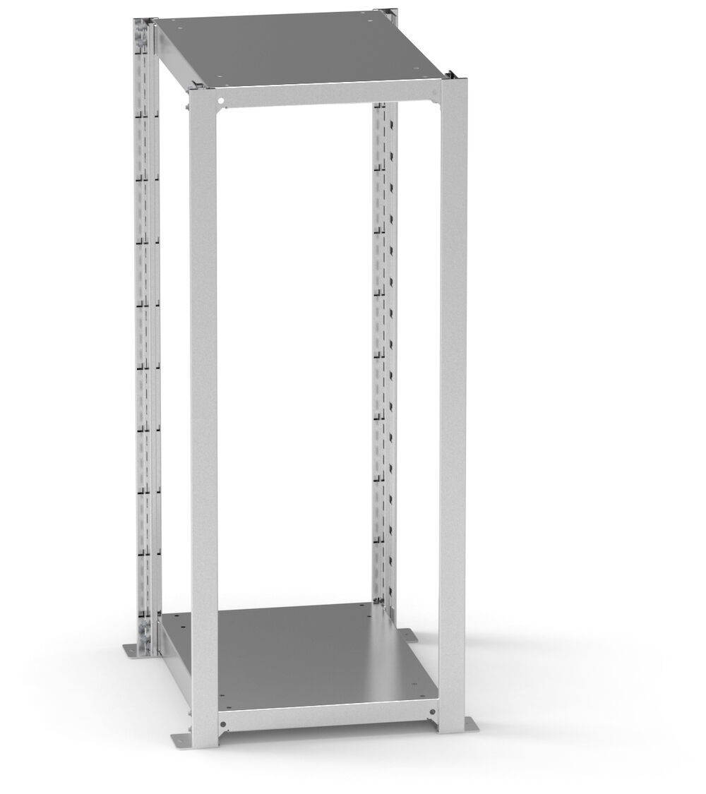 Campata base per scaffale porta contenitori, L448 x P421 x H1009 mm