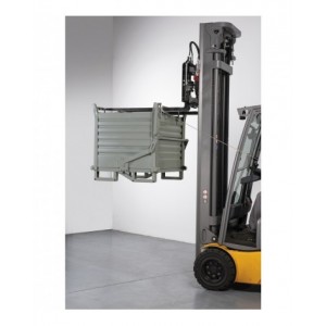 Contenitore industriale con fondo apribile a rulli, L1000 x P800 x H1150 mm