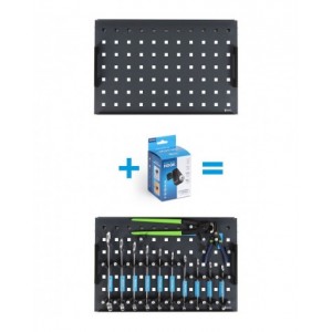 Vassoio portautensili 5S Pikpad, L437 x P287  x H50 mm, 27x18 EH