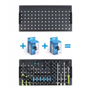 Vassoio portautensili 5S Pikpad, L590 x P287  x H50 mm, 36x18 EH