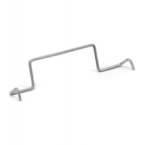 Butée arrière pour bac RK Box Air, L195 x P26 x H53 mm