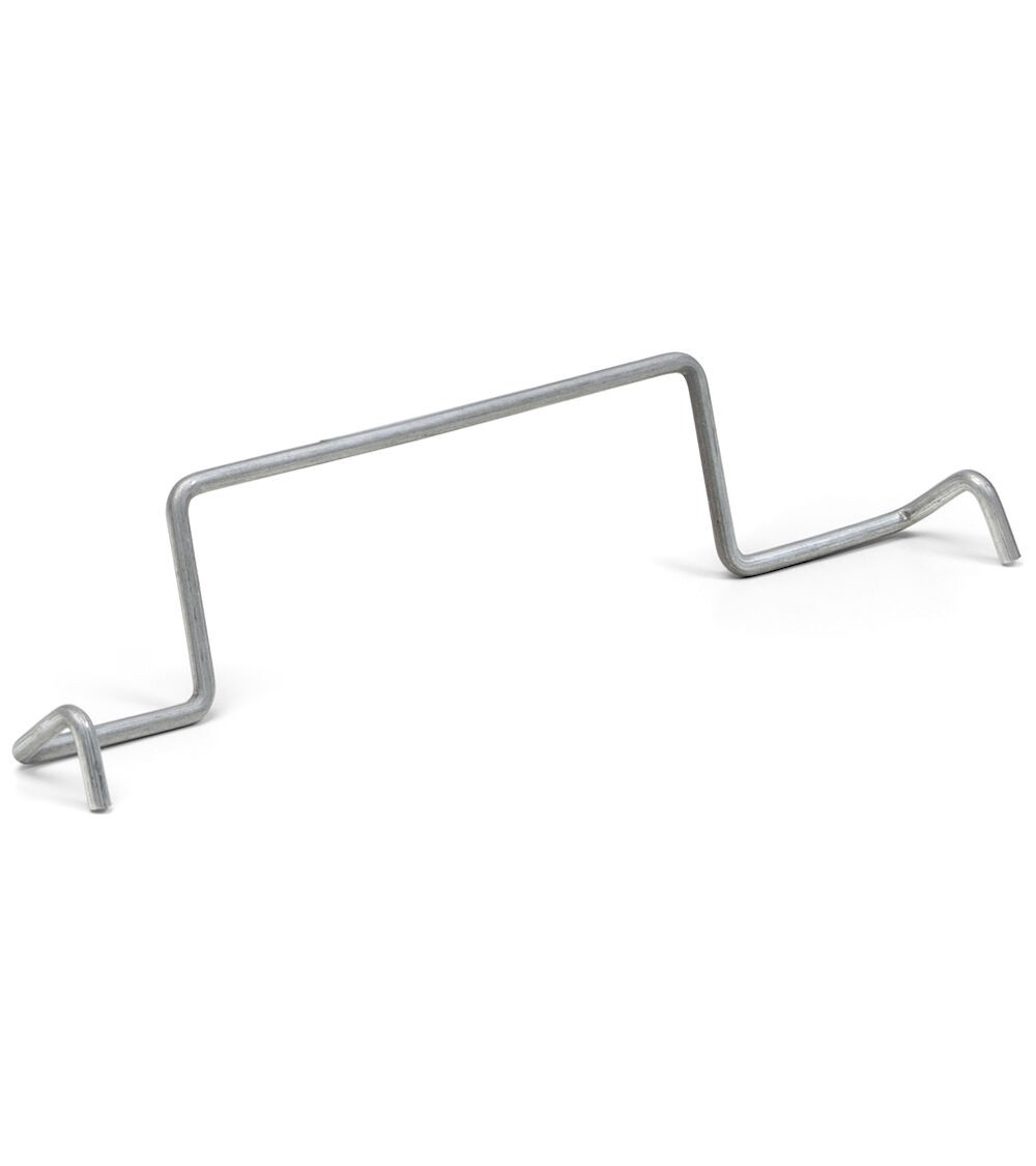 Hinterer Sicherungsbügel für Behälter RK Box Air, B195 x T26 x H53 mm