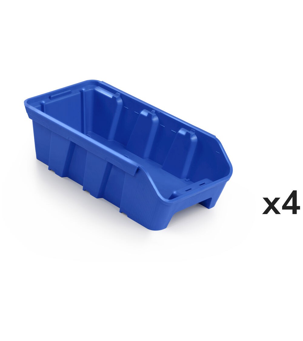 Kit 4 Behälter RK Box Air, Größe 3014, B141 x T300 x H91 mm