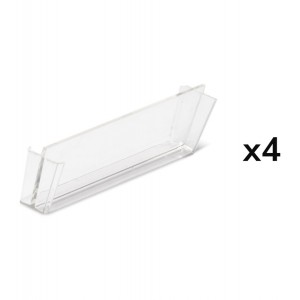 Kit 4 divisori trasversali per contenitore RK Box Air, L195 x P44 x H80 mm