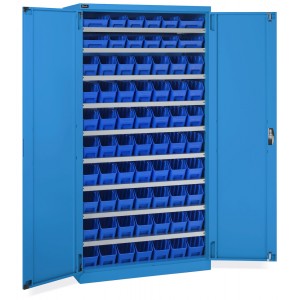 Cabinet with hinged doors...