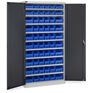 Cabinet with hinged doors...