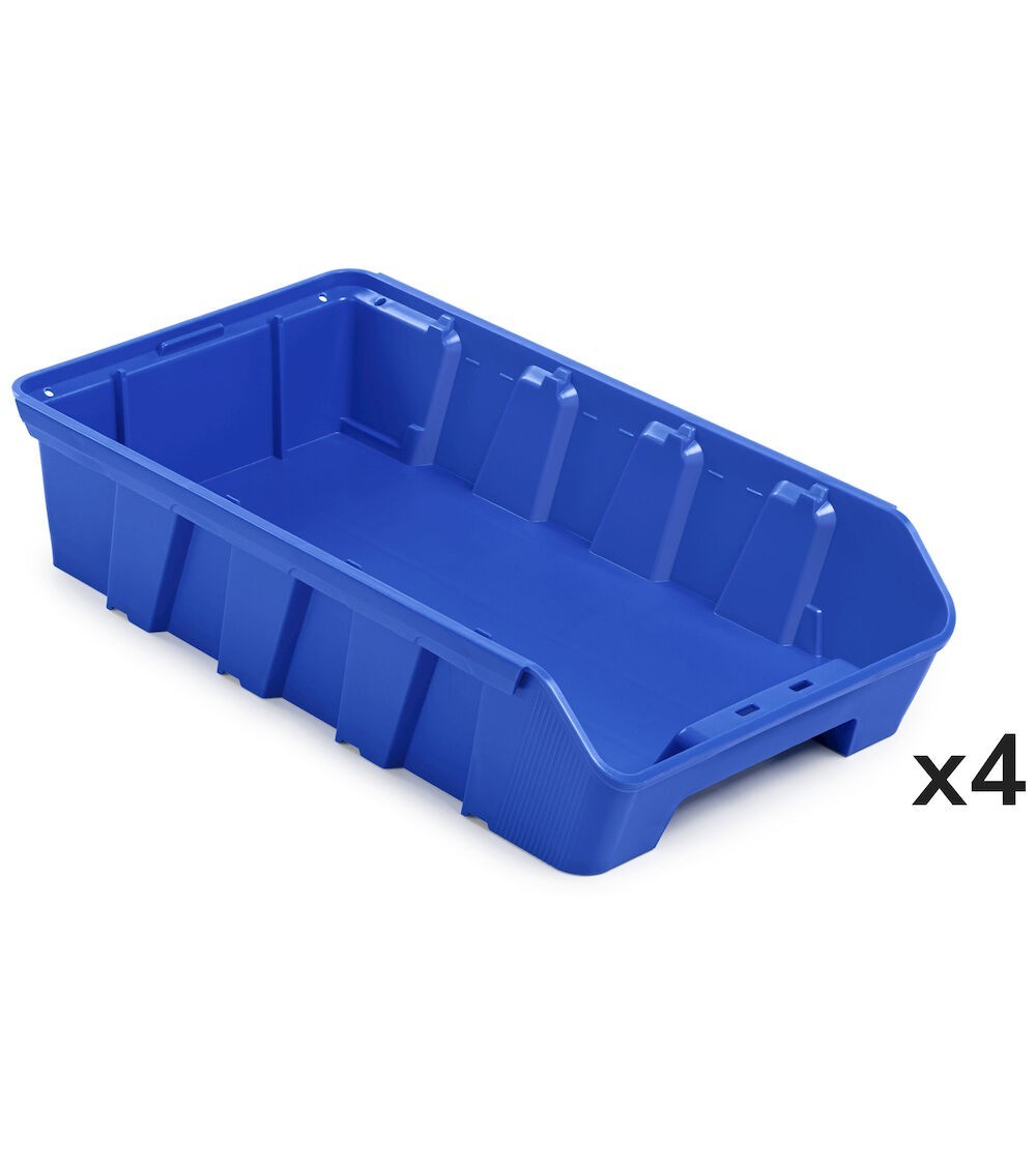 Kit 4 contenitori RK Box Air, mis. 4021, L214 x P400 x H91 mm