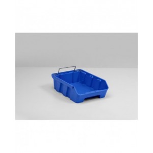 Armadio con porte a battente con 72 contenitori RK Box Air, L1023 x P555 x H2000 mm, grigio e antracite