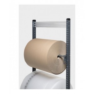 Tubo porta bobina con staffe, L1985 x P146 x H150 mm