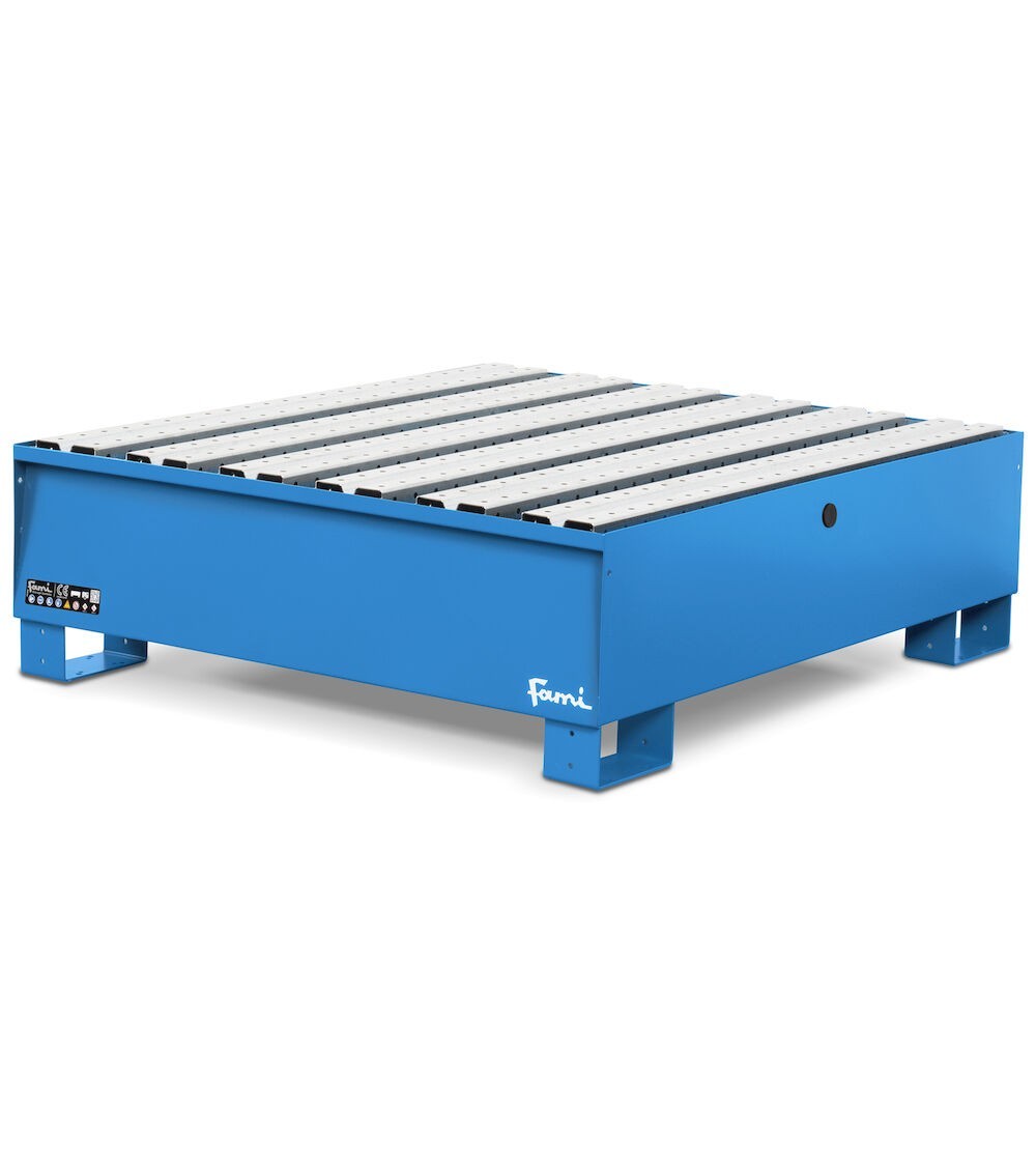 Vasca di raccolta capacità 300 Lt, blu