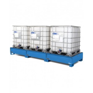 Vasca di raccolta capacità 1200 Lt, blu