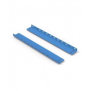 Coppia staffe per il fissaggio del pensile ai montanti biasolati