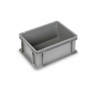 Contenitore Euro in polipropilene riciclato, L400 x P300 x H170mm, maniglie a conchiglia