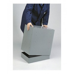 Zoccolo per scaffale porta RK Box Air, L488 x P278 x H110 mm