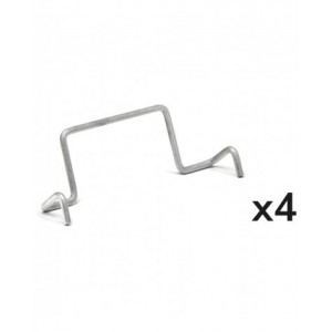 Set 4 fermi posteriori per contenitore RK Box Air, L122 x P26 x H53 mm