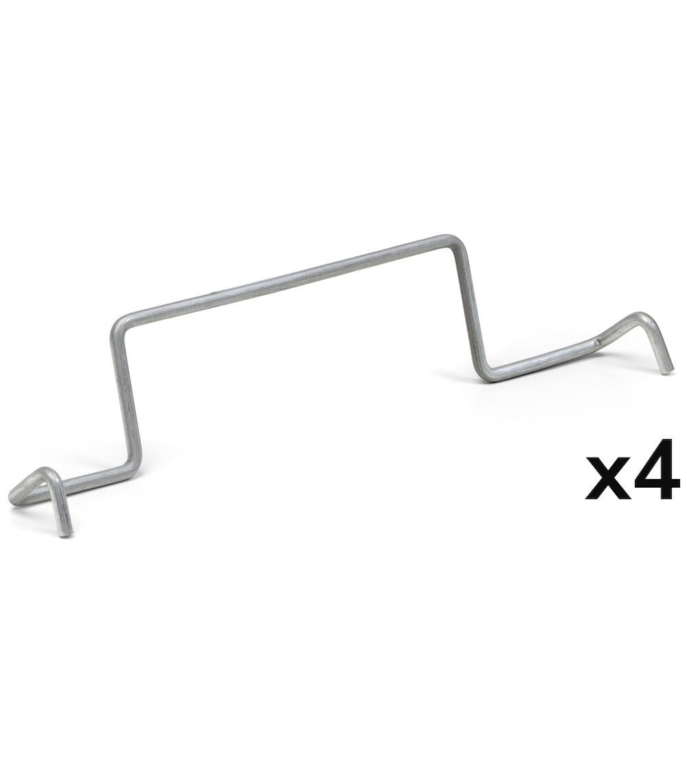 Kit 4 fermi posteriori per contenitore RK Box Air, L195 x P26 x H53 mm