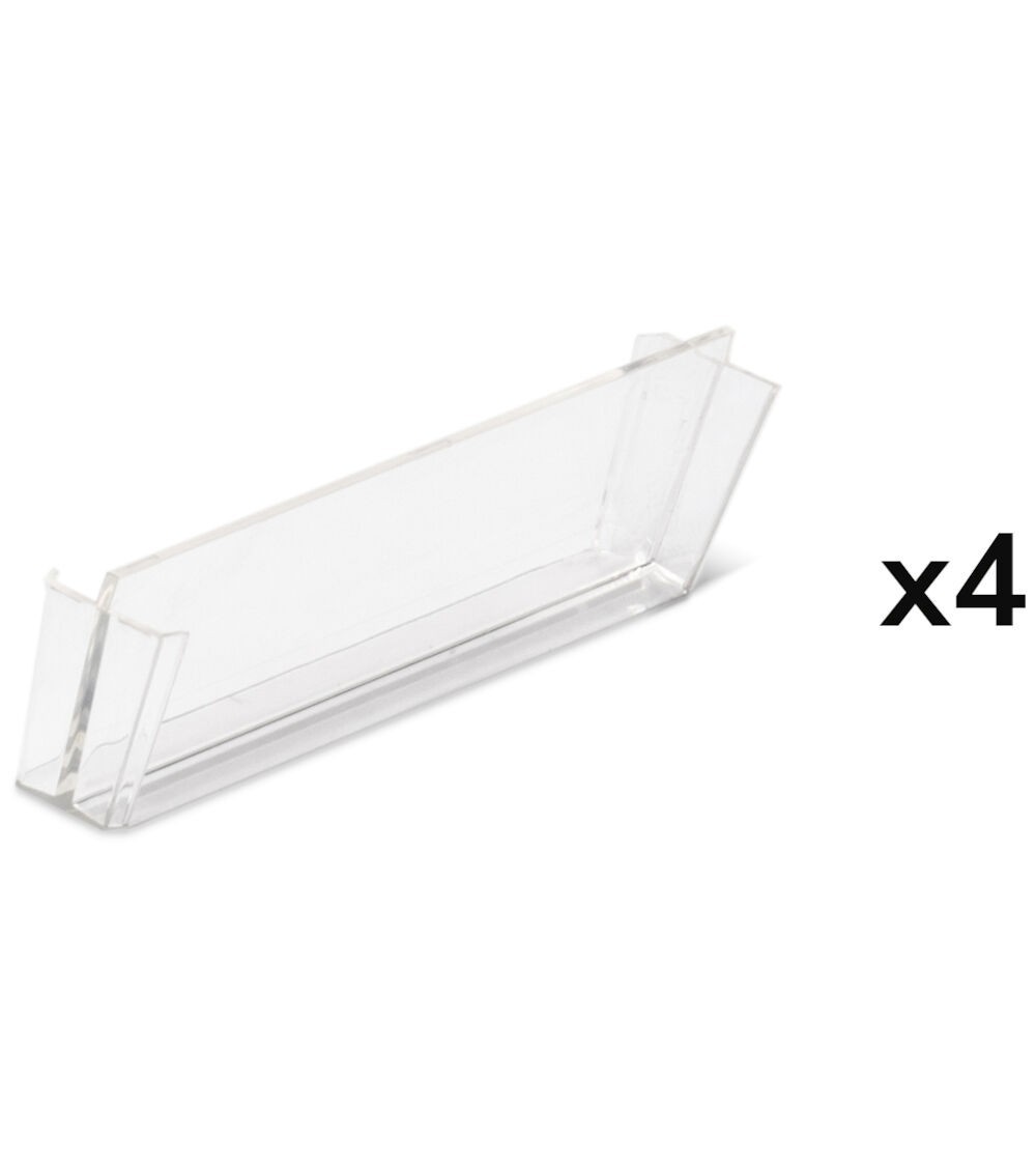 Kit 4 divisori trasversali per contenitore RK Box Air, L195 x P44 x H80 mm