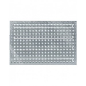 Cassetta metallica forata con maniglie, mis. 272-4, ⌀ foro 4,2 mm, L480 x P315 x H200 mm