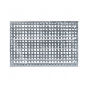 Cassetta metallica forata con maniglie, mis. 272-4, ⌀ foro 5,5 mm,  L480 x P315 x H200 mm