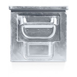 Cassetta in metallo zincata, mis. 272-3, L325 x P210 x H200 mm