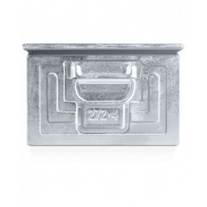 Cassetta in metallo zincata, mis. 272-4, L480 x P315 x H200 mm