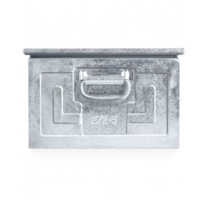 Cassetta in metallo zincata, mis. 272-5, L660 x P480 x H300 mm