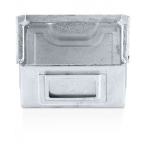 Contenitore a bocca di lupo zincato, mis.2, L150 x P235 x H125 mm