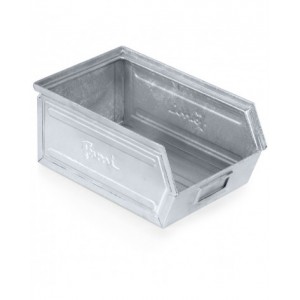 Contenitore a bocca di lupo zincato, mis.3A2, L210 x P350 x H145 mm