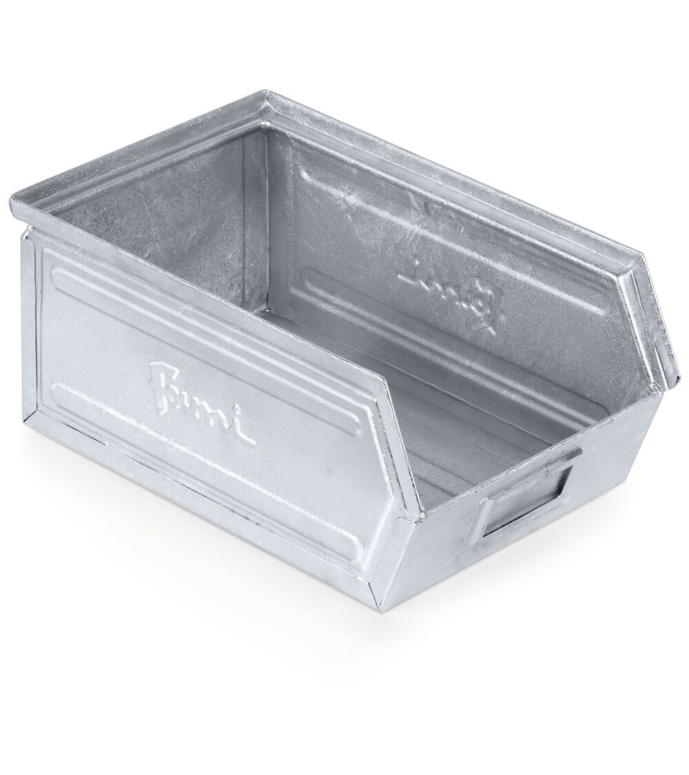 Contenitore a bocca di lupo zincato, mis.3A2, L210 x P350 x H145 mm