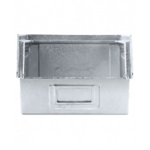 Contenitore a bocca di lupo zincato, mis.3A2, L210 x P350 x H145 mm