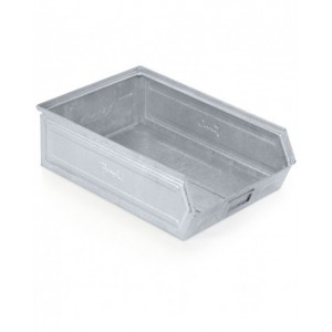 Contenitore a bocca di lupo zincato, mis.4A2, L310 x P500 x H145 mm