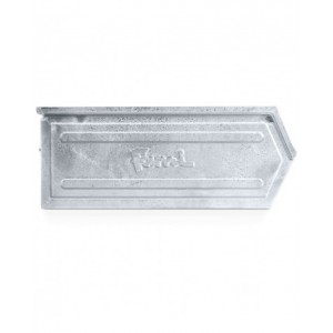 Cassetta zincata a bocca di lupo con doppio traversino, mis. 4, L310 x P510 x H200 mm